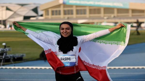 فصیحی نایب قهرمان ماده 100متر مسابقات کشورهای اسلامی شد
